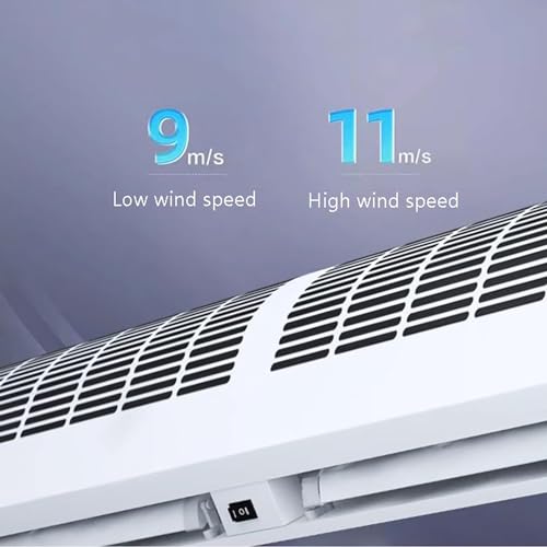 Wall-Mounted Air Curtain Fan with Remote Control I669799