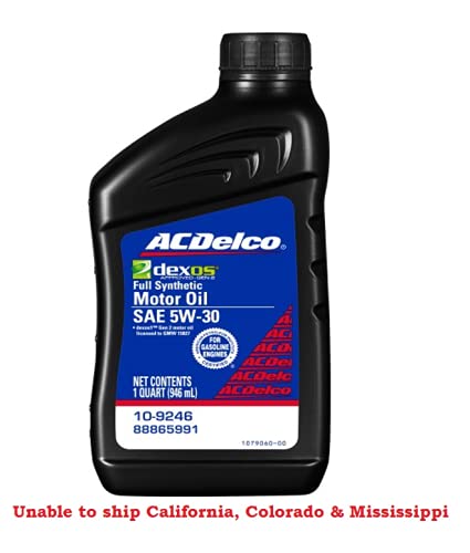 5W-30 Full Synthetic Motor Oil 1 Quart (8 pack) B147580