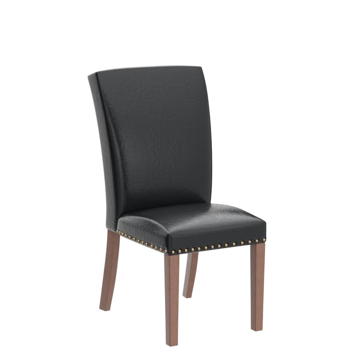 Black PU Leather Upholstered Dining Chairs Set of 6 H830528