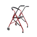 Lightweight Folding Aluminum Rollator Walker with Seat O221567