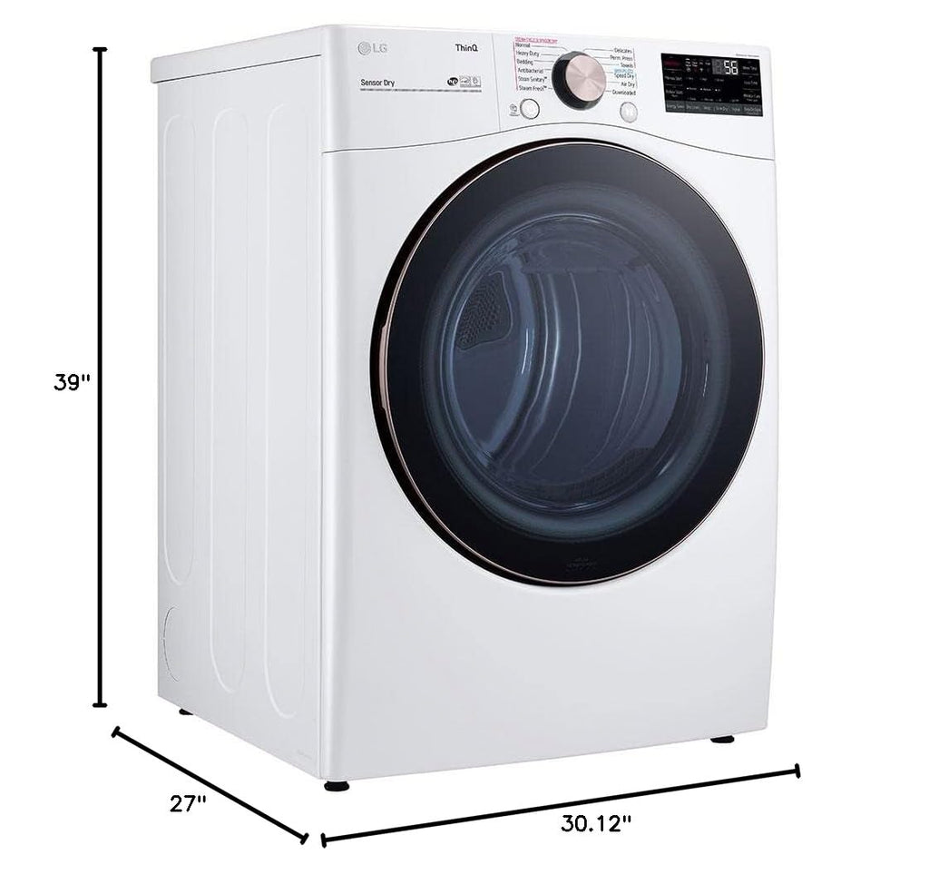 7.4 Cu. Ft. Vented Electric Dryer in White H56822