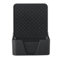 Silicone Drink Coasters with Holder, Set of 6, Black M3535
