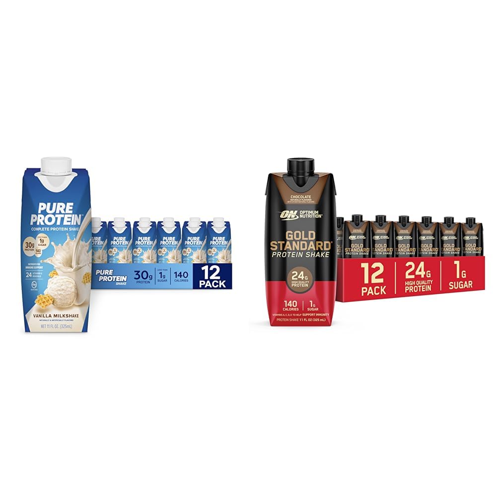 Vanilla Protein Shake, 30g Protein, Vitamins A, C, D, E, Zinc M742889