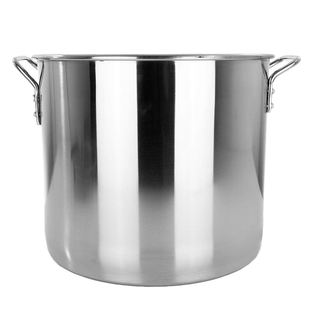 60 QT Stainless Steel Stock Pot Steamer F275