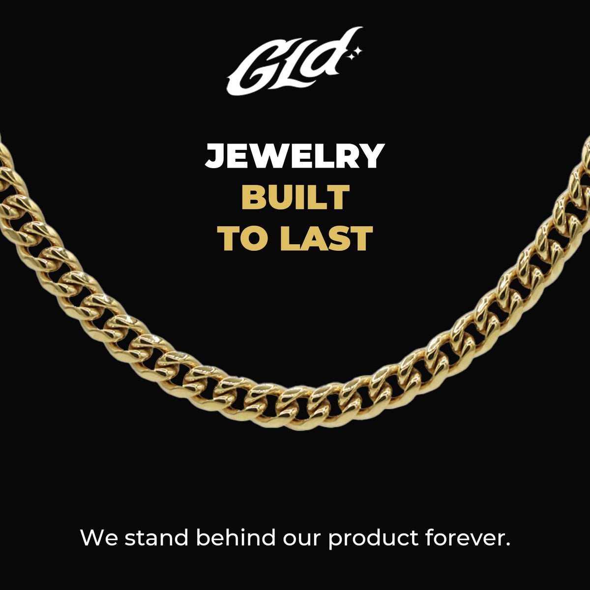 Gold-Plated Micro Cuban Link Chain M564