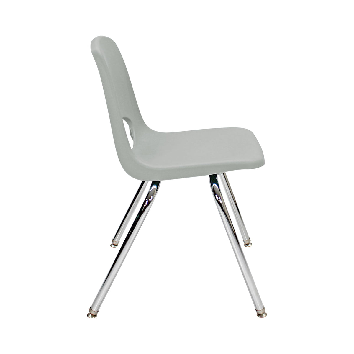 18" Light Gray School Stack Chair A1988