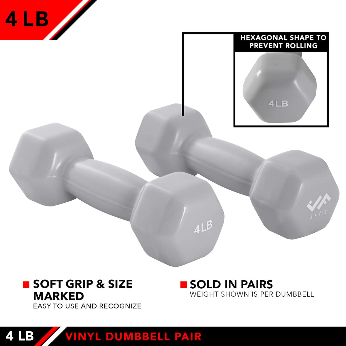 Neoprene & Vinyl Coated Dumbbell Pairs or Sets G62812