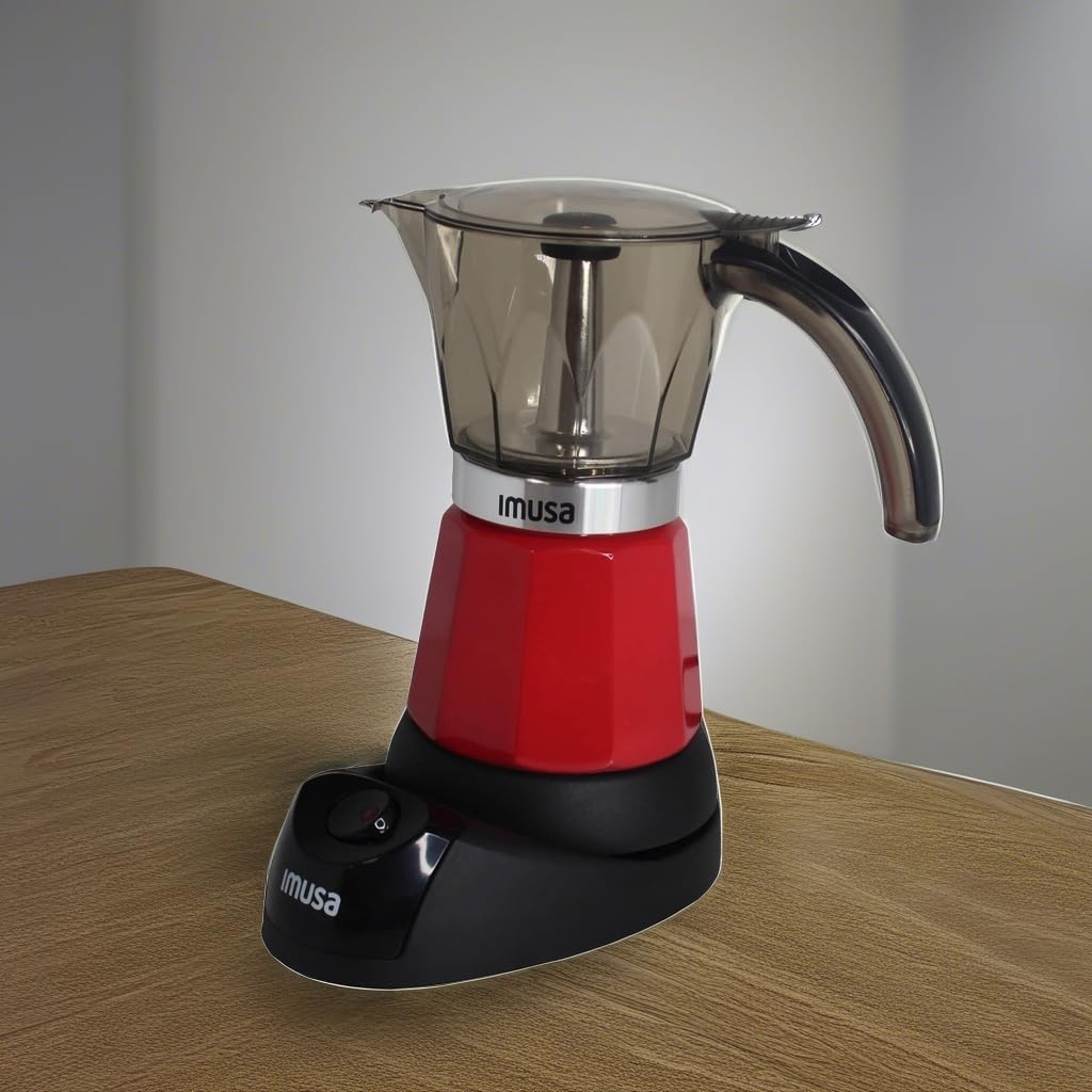 Red Electric Espresso Coffee Maker N50192