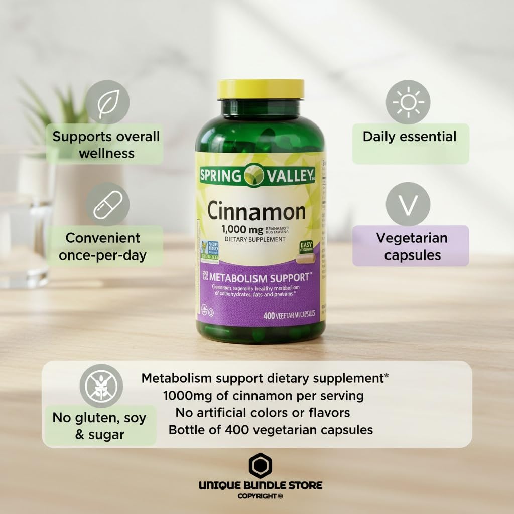 Cinnamon 1000 mg 400 Capsules A7786