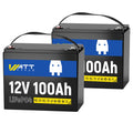 12V 100Ah LiFePO4 Battery 2 Pack G762321