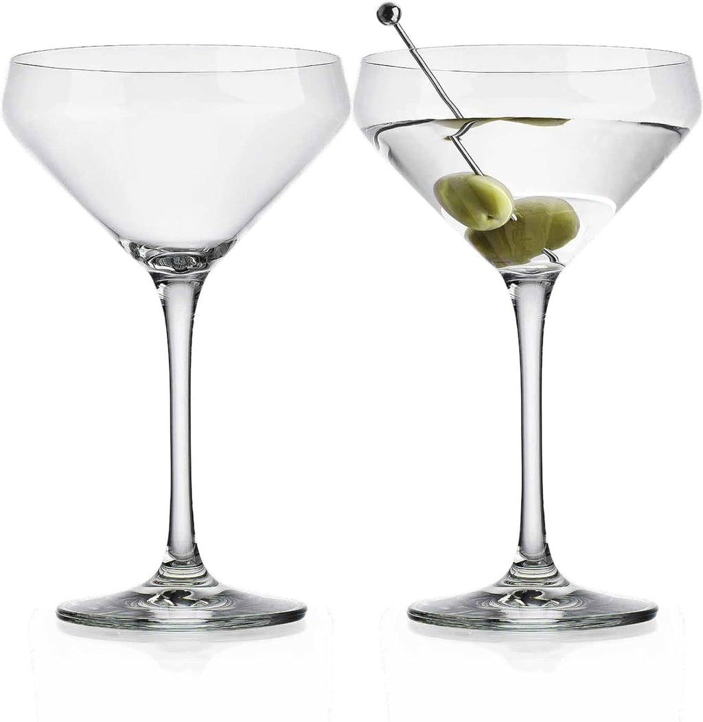 Martini Glasses Set of 4 Stemmed 10.5 Ounce B255