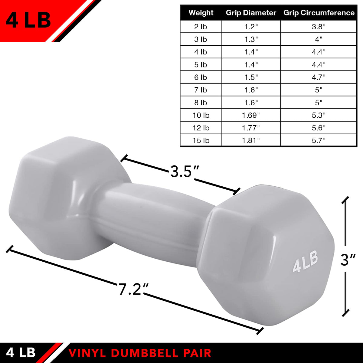 Neoprene & Vinyl Coated Dumbbell Pairs or Sets G62812