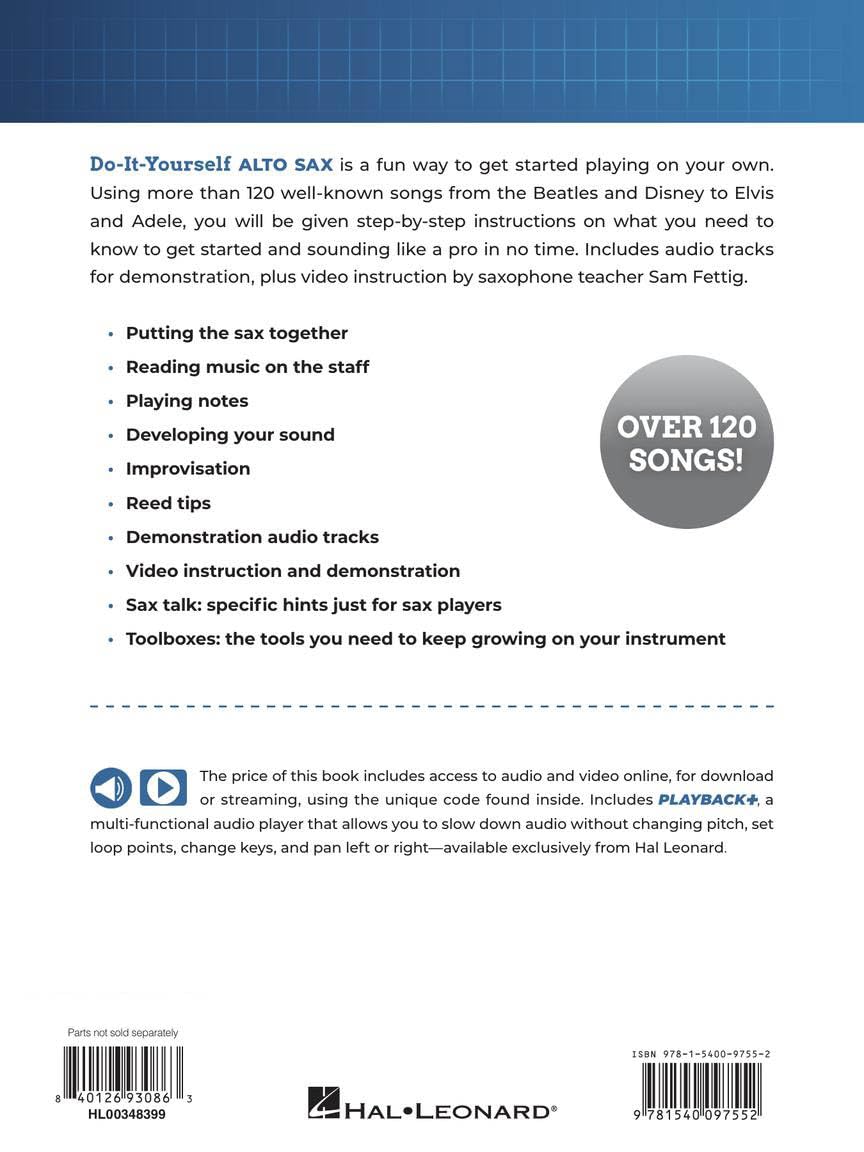 Alto Sax Beginner Guide with Online Audio and Video M7036