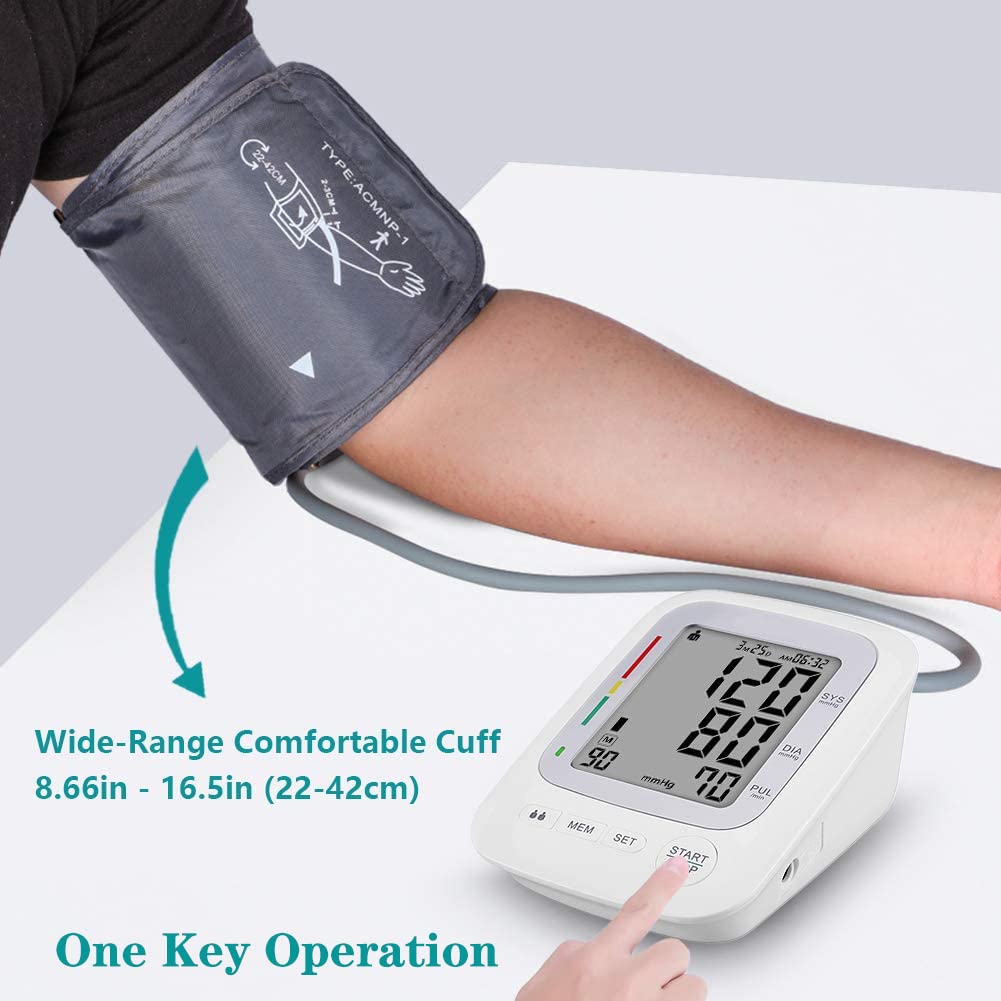 Upper Arm Automatic Digital Blood Pressure Monitor Large Cuff N6242