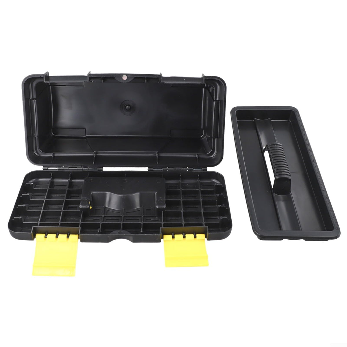 10-Inch Plastic Toolbox with Dual Layer Storage H9532