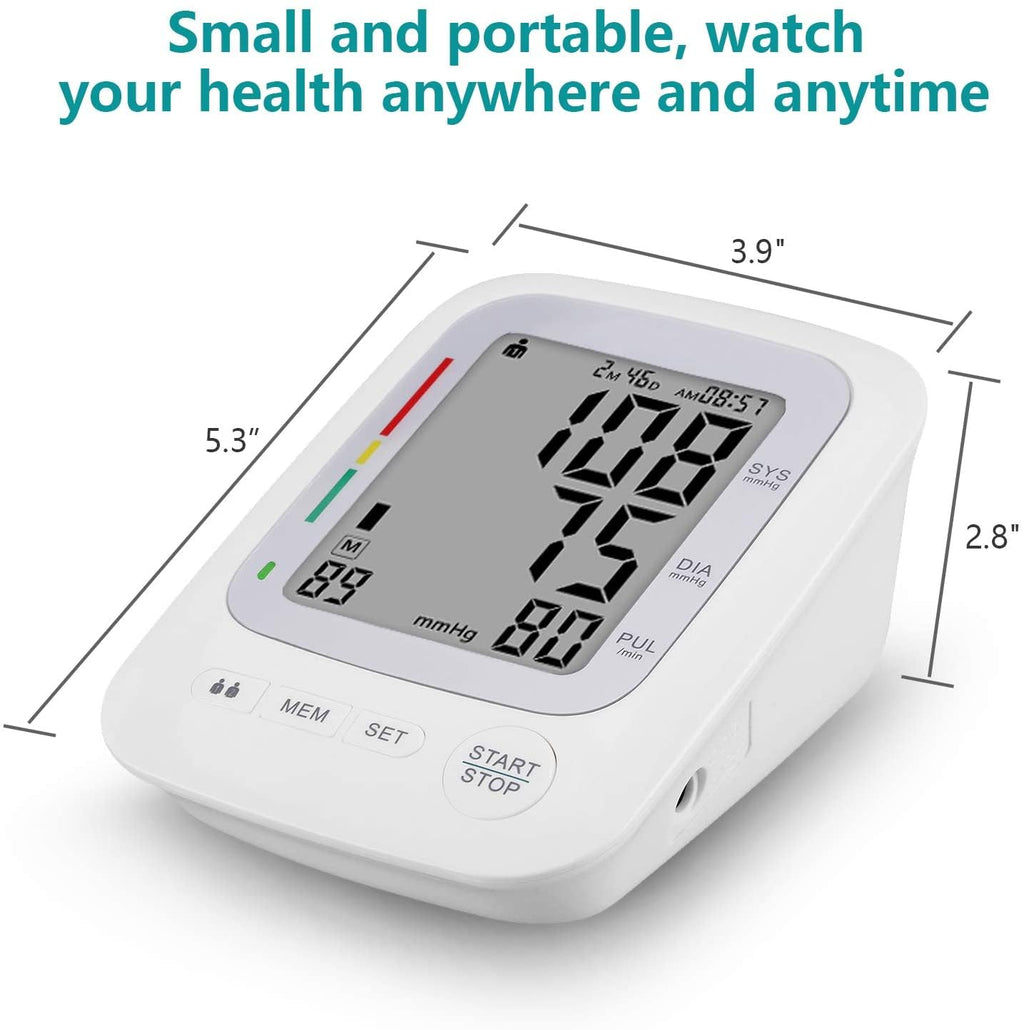 Upper Arm Automatic Digital Blood Pressure Monitor Large Cuff N6242