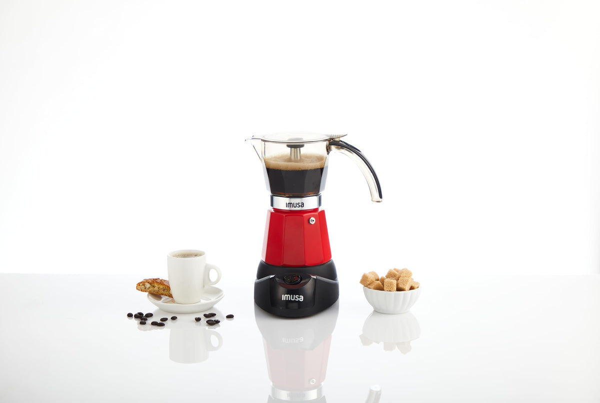 Red Electric Espresso Coffee Maker N50192