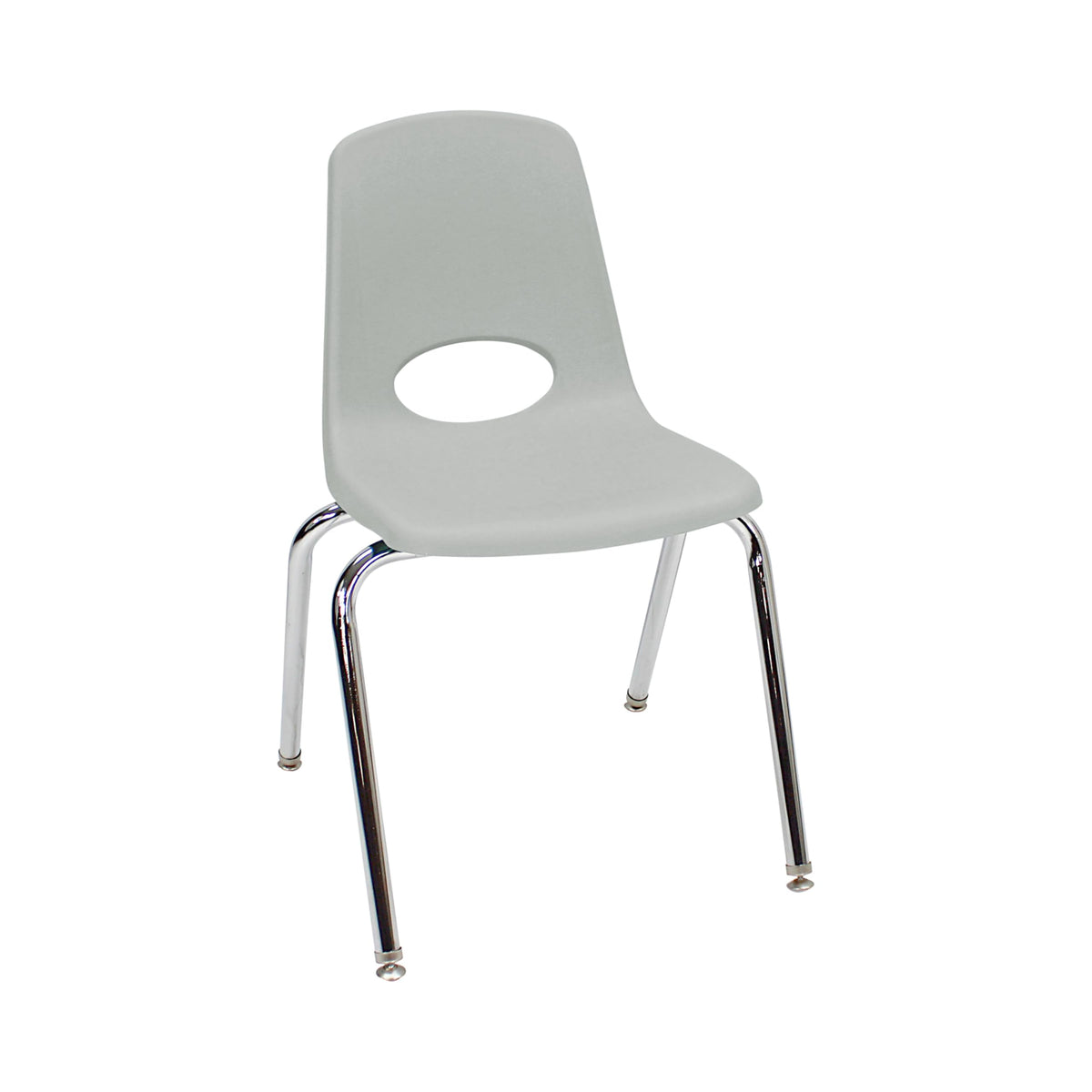 18" Light Gray School Stack Chair A1988
