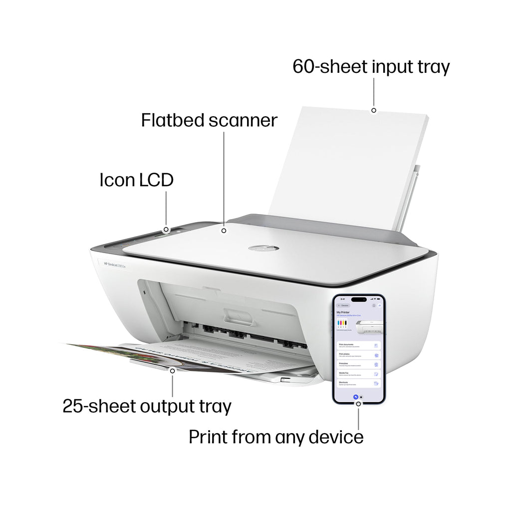 Wireless All-in-One Color Inkjet Printer, Scanner, Copier T33339