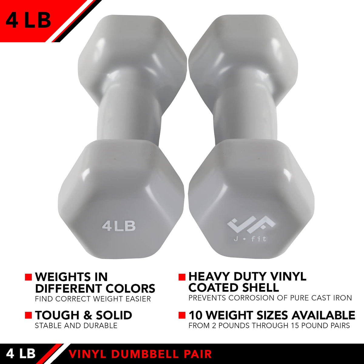 Neoprene & Vinyl Coated Dumbbell Pairs or Sets G62812