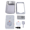 Enclosed Stainless Steel Litter Box with Flip Top Lid U916641