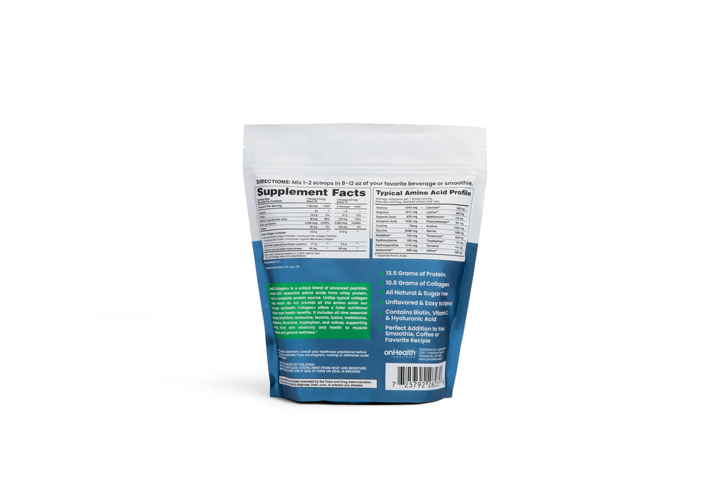Multi Collagen Peptide Powder Types I, II, III, V & X Unflavored A707