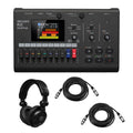 Portable Digital Recorder and Control Surface with Studio Monitor Headphones J151444