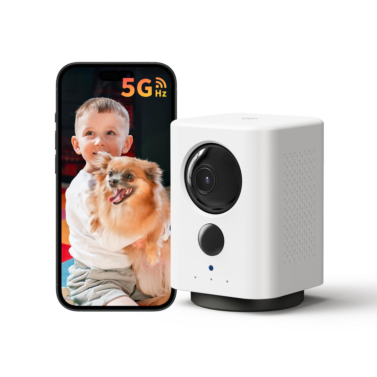 Battery Indoor Camera Wireless 5G/2.4G WiFi 2K V96516