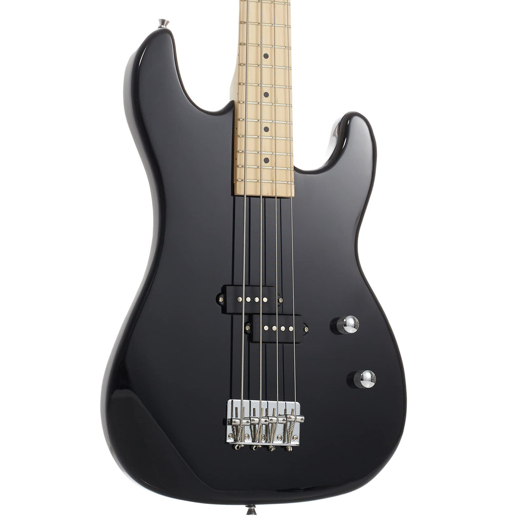 Full Size 4 String Right Handed Electric Bass Guitar with 15-Watt Amp G114