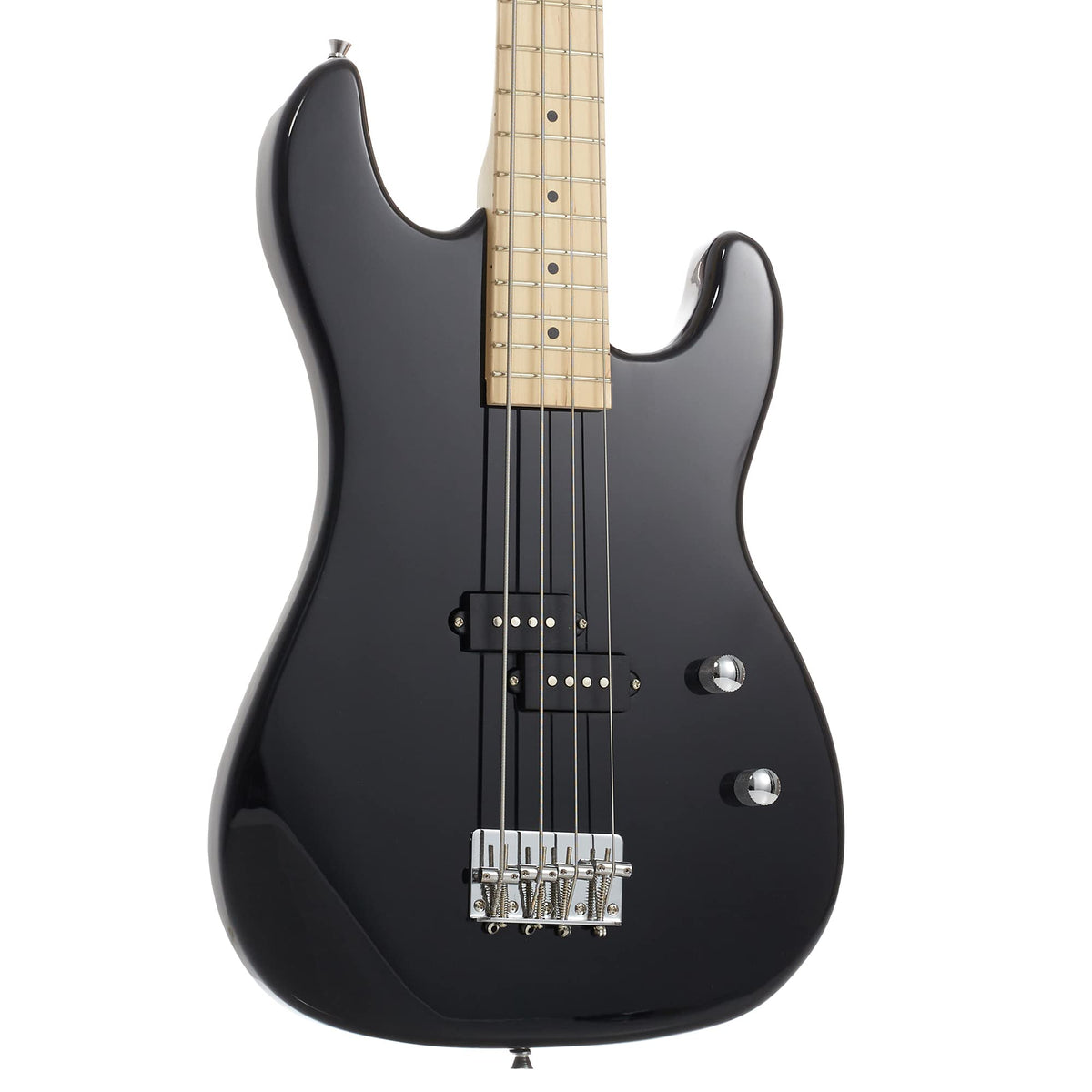 Full Size 4 String Right Handed Electric Bass Guitar with 15-Watt Amp G114