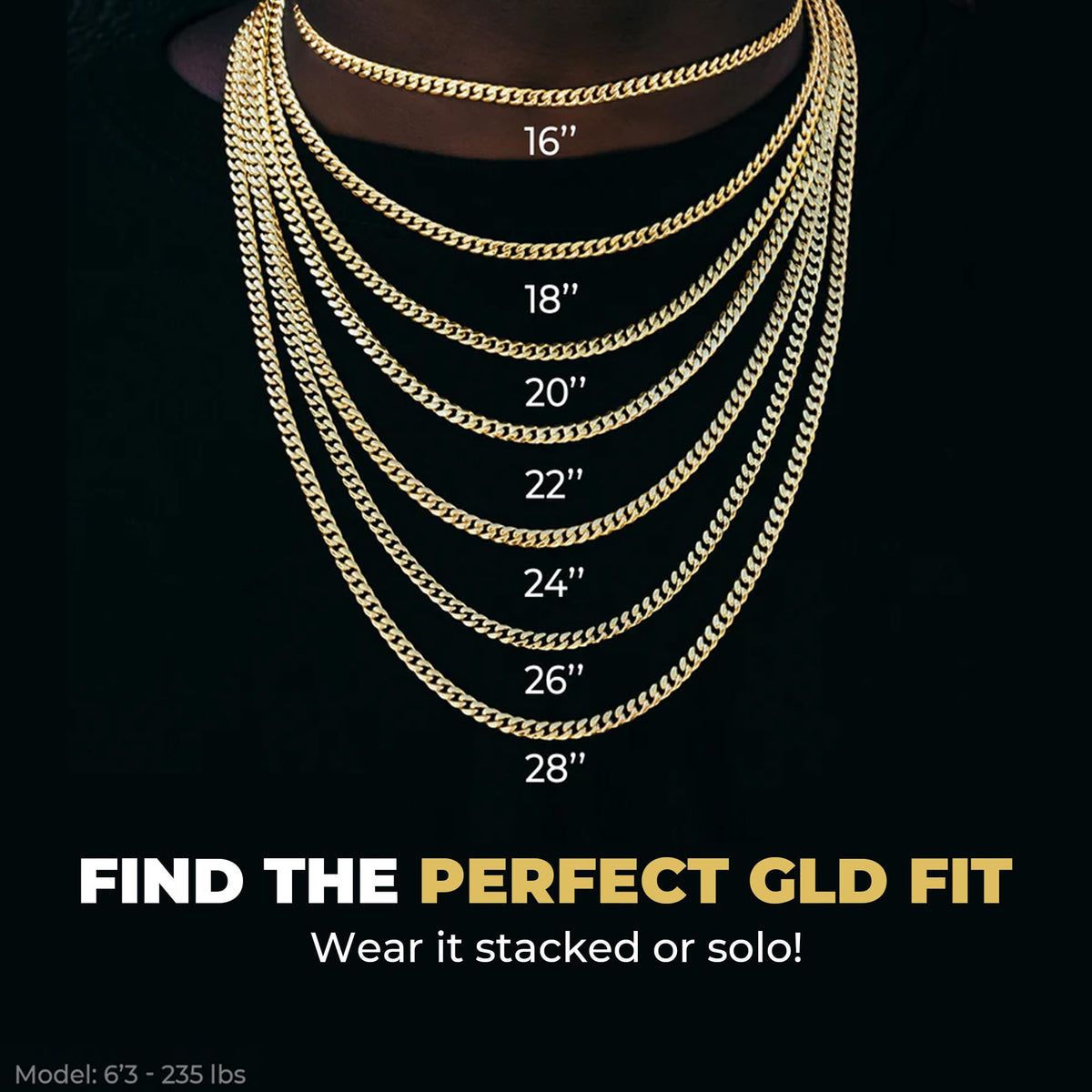 Gold-Plated Micro Cuban Link Chain M564