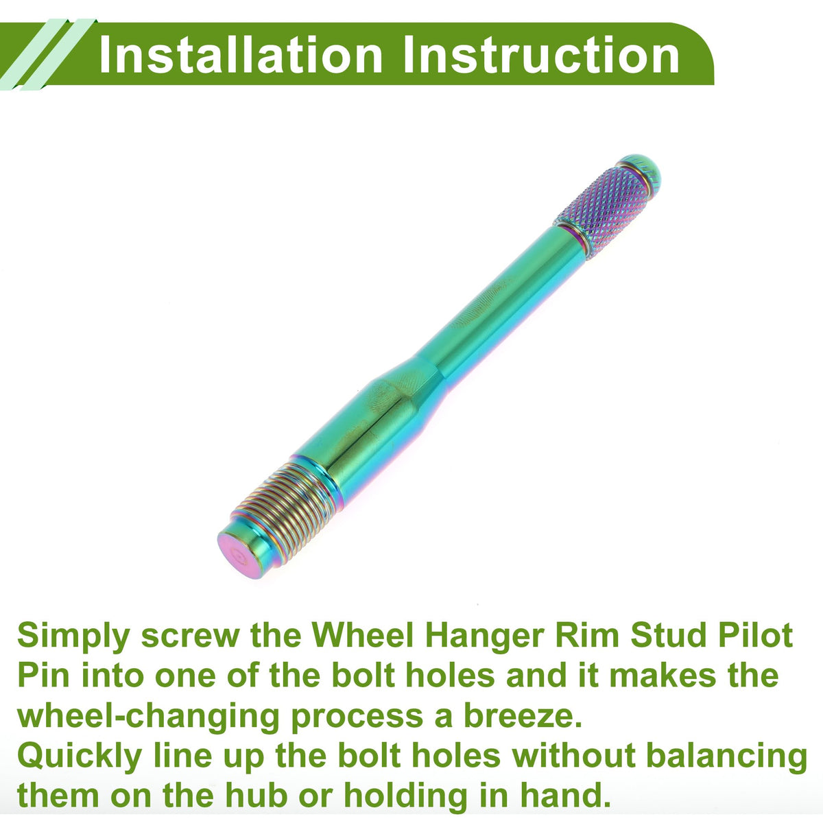 M14x1.25 120mm Wheel Alignment Pin Stainless Steel X98581