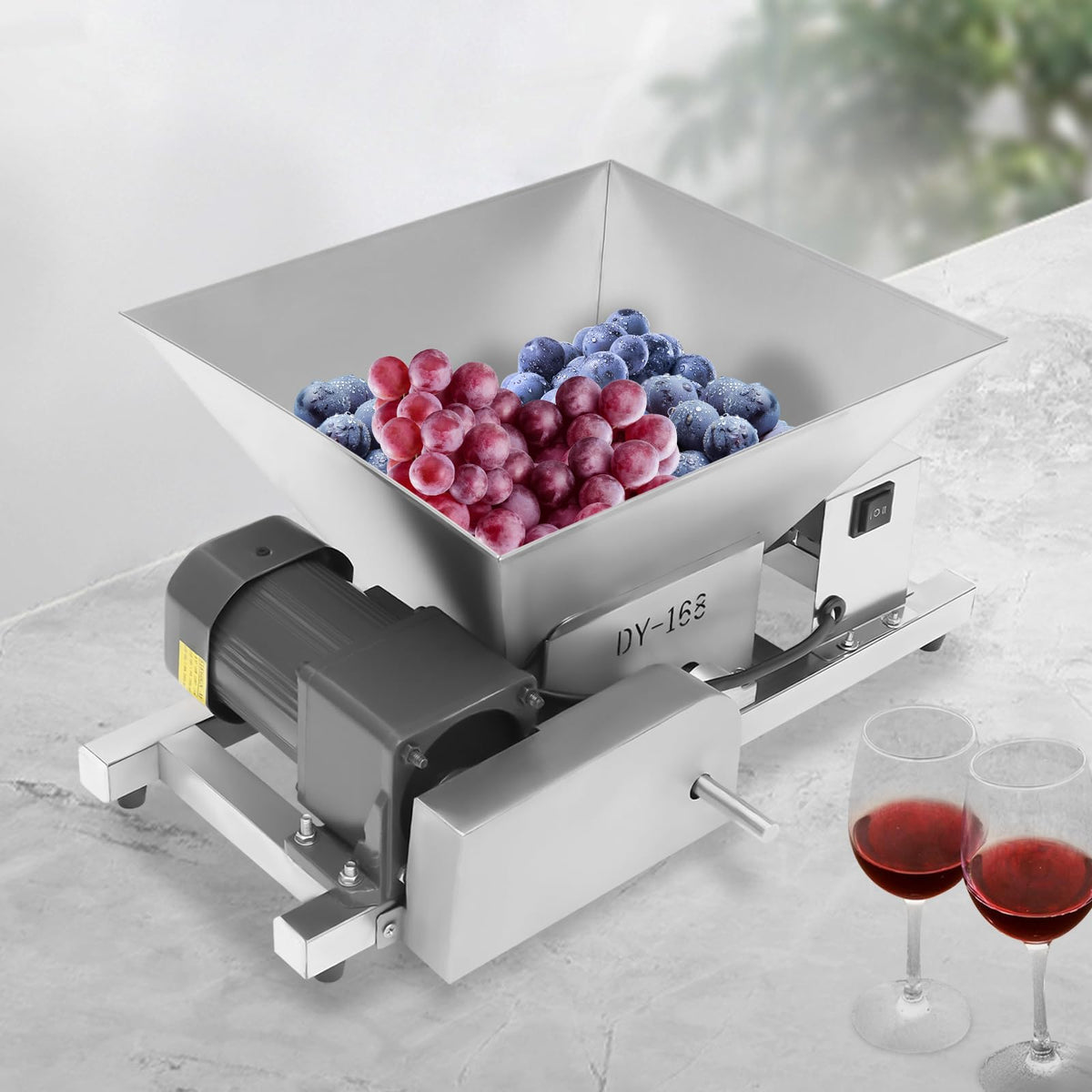 60W Stainless Steel 4L Fruit Crusher O2919