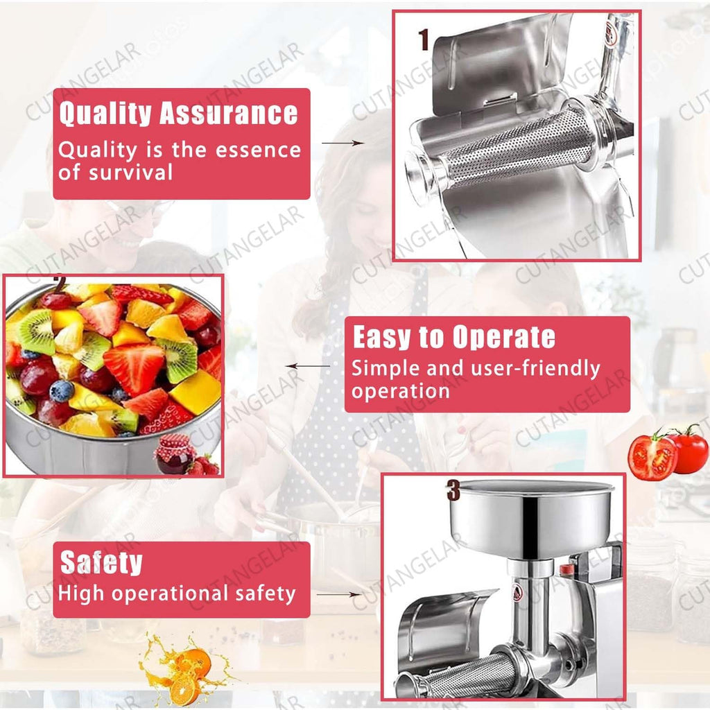 450W Electric Ketchup Maker with Adjustable Discharge Chute P56668