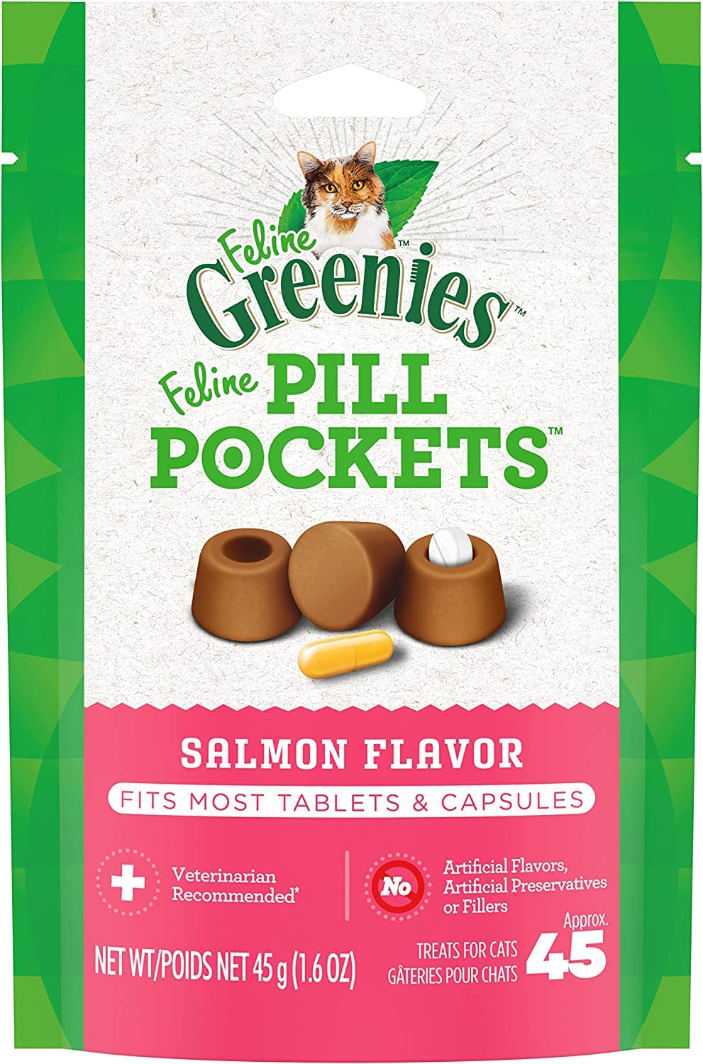 Salmon Cat Treats 1.6 oz Pack of 3 K23337