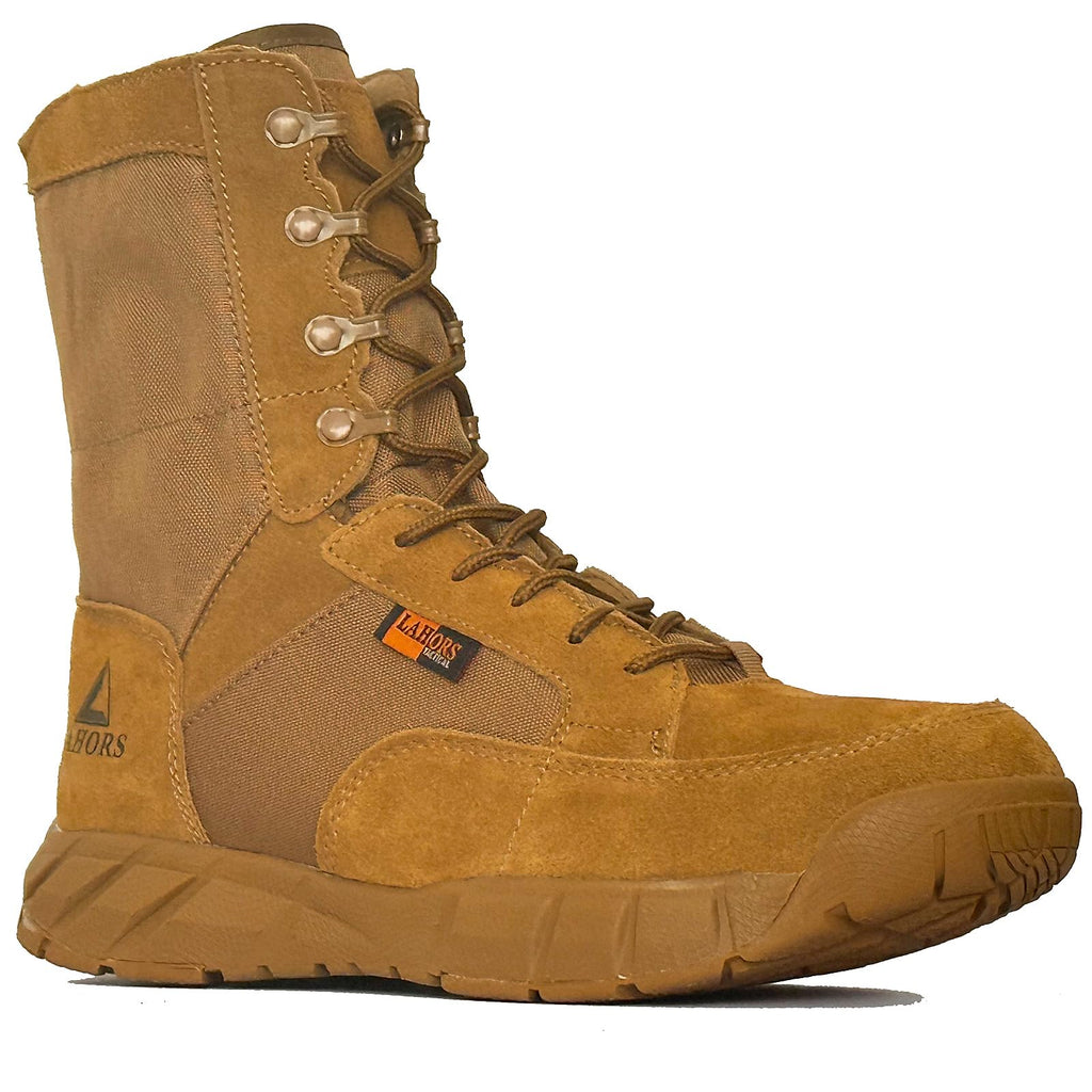 Coyote Brown Lace Up Tactical Boots V9326