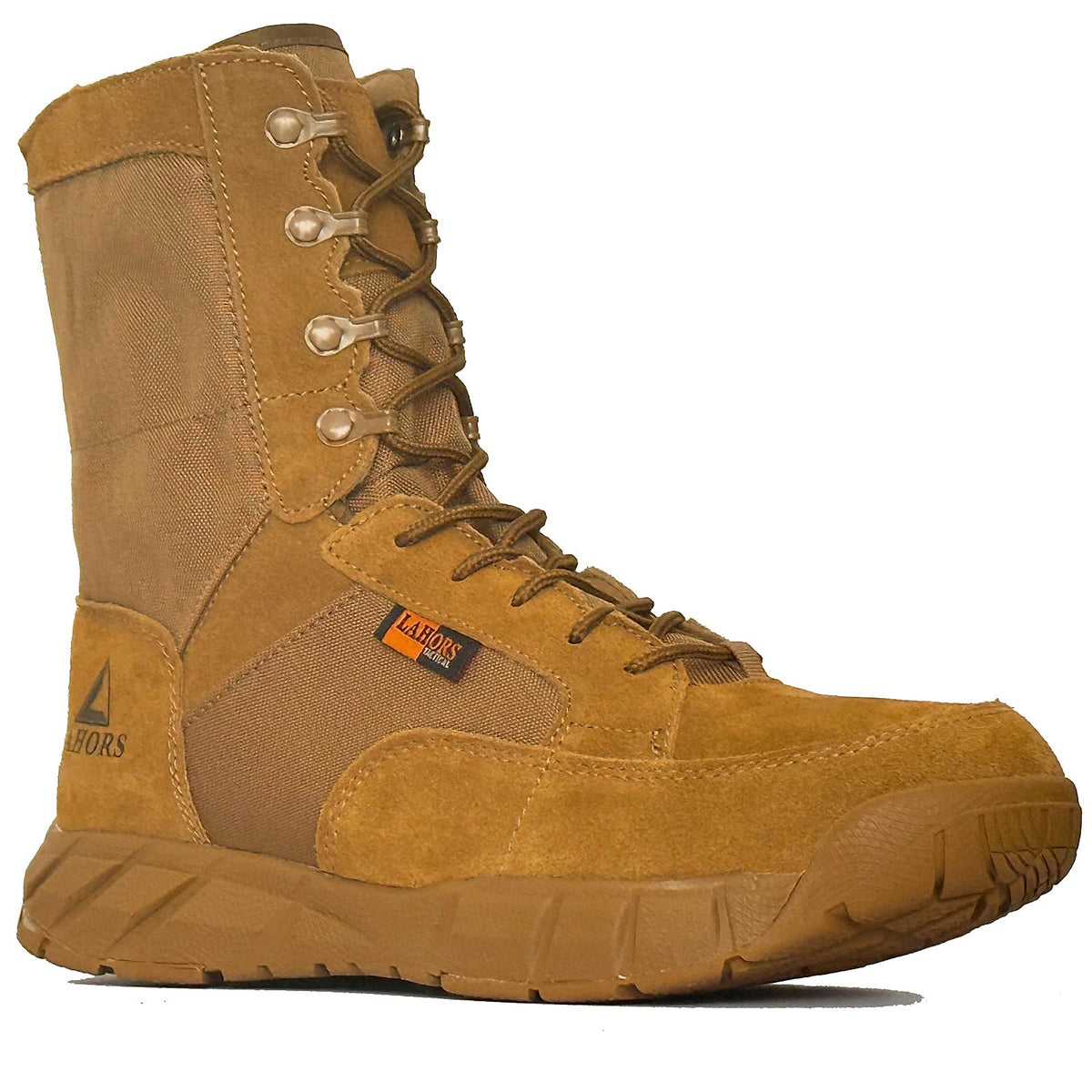 Coyote Brown Lace Up Tactical Boots V9326