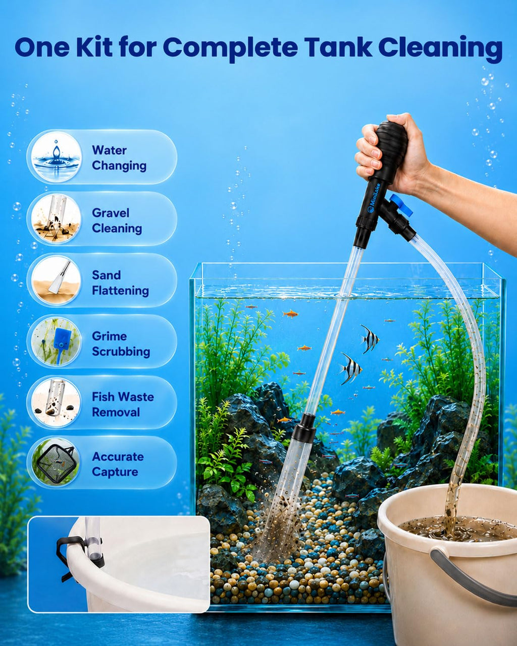Aquarium Gravel Cleaner Kit H49552