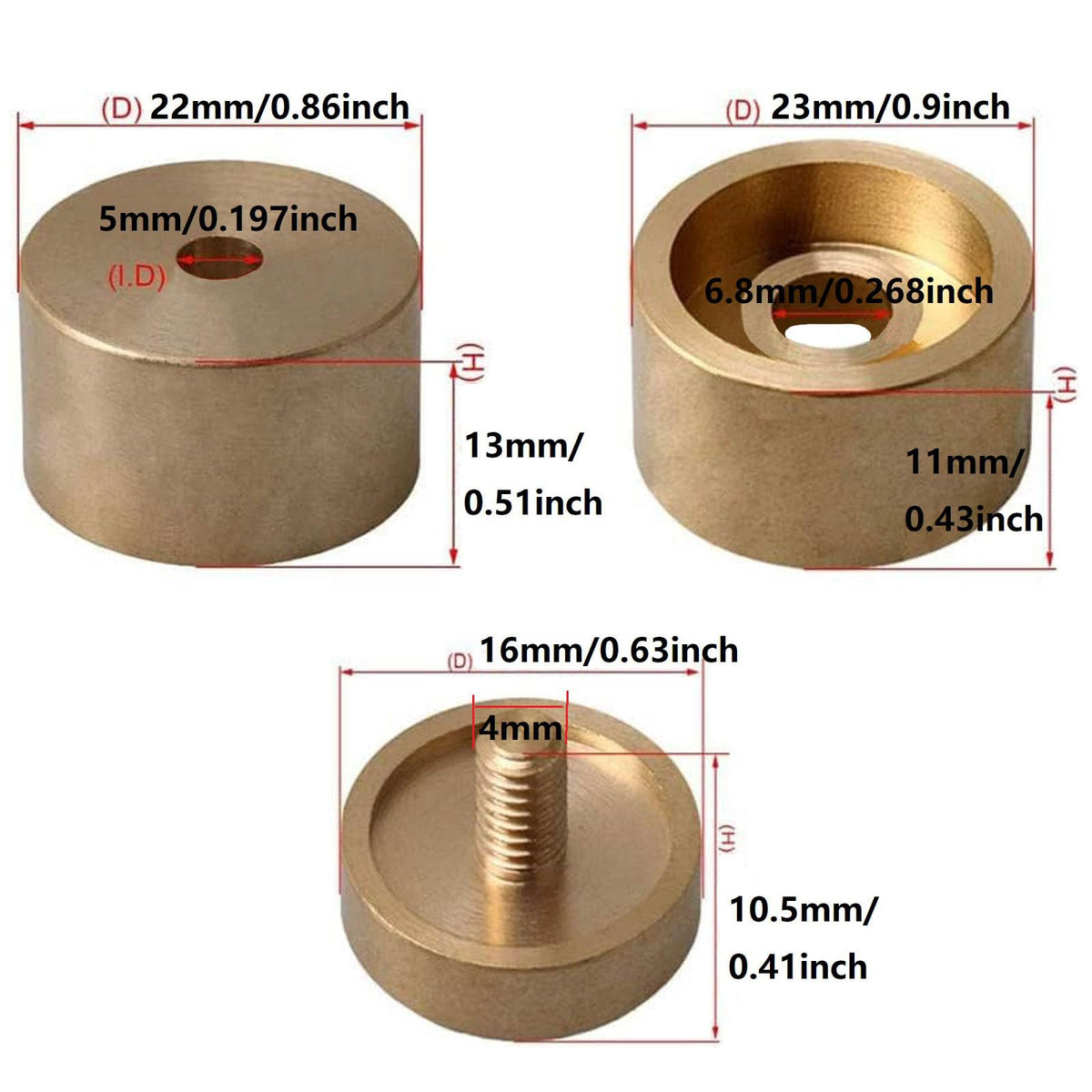 Raw Brass Trumpet Trim Kit W827791