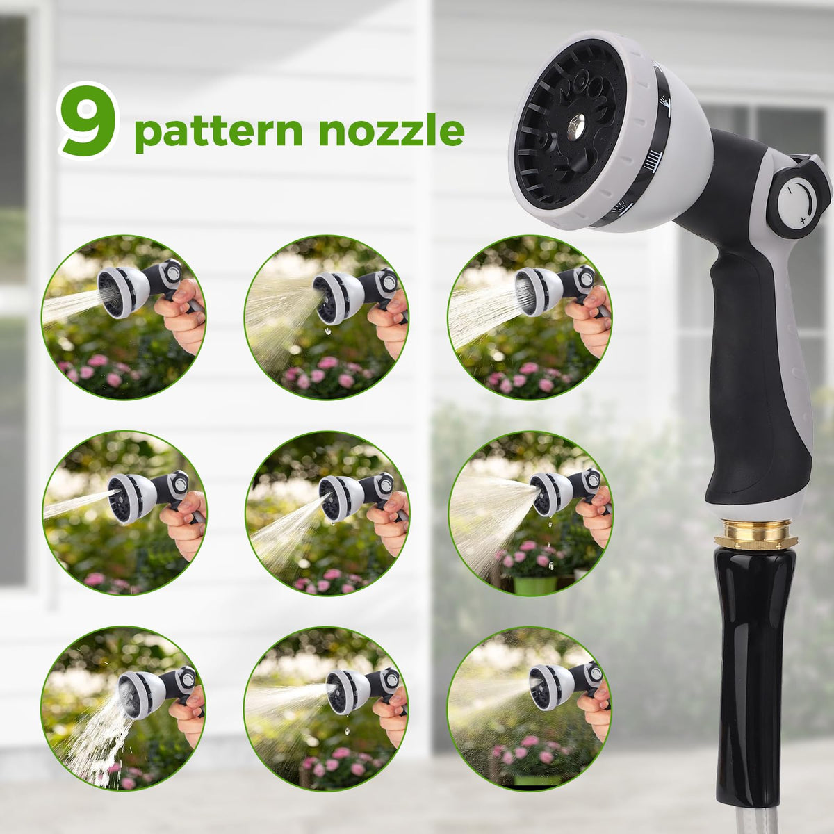 Retractable Garden Hose Reel 1/2 Inch x 100 ft Wall Mounted G5105