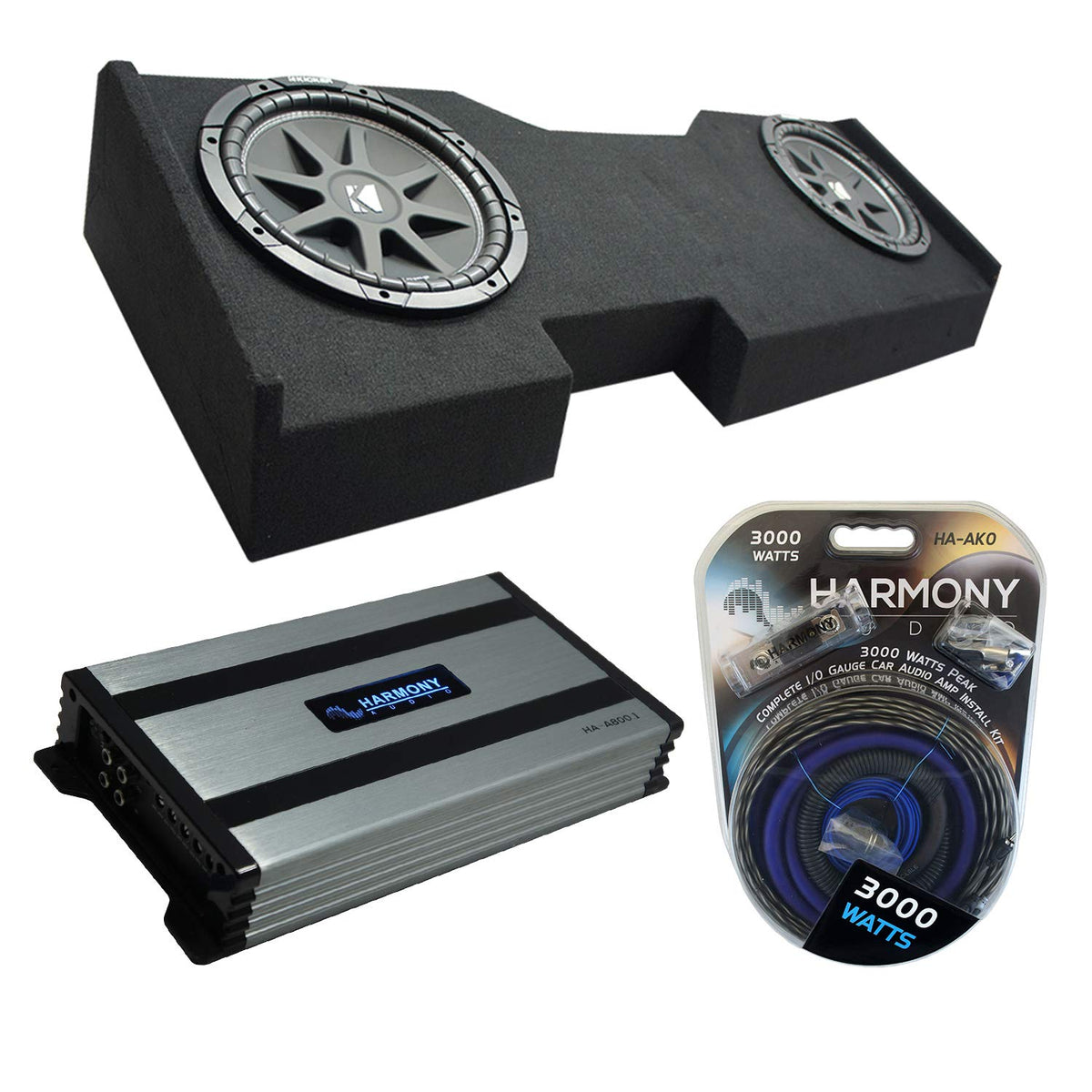 Dual 12" Sub Box with Amp N97017