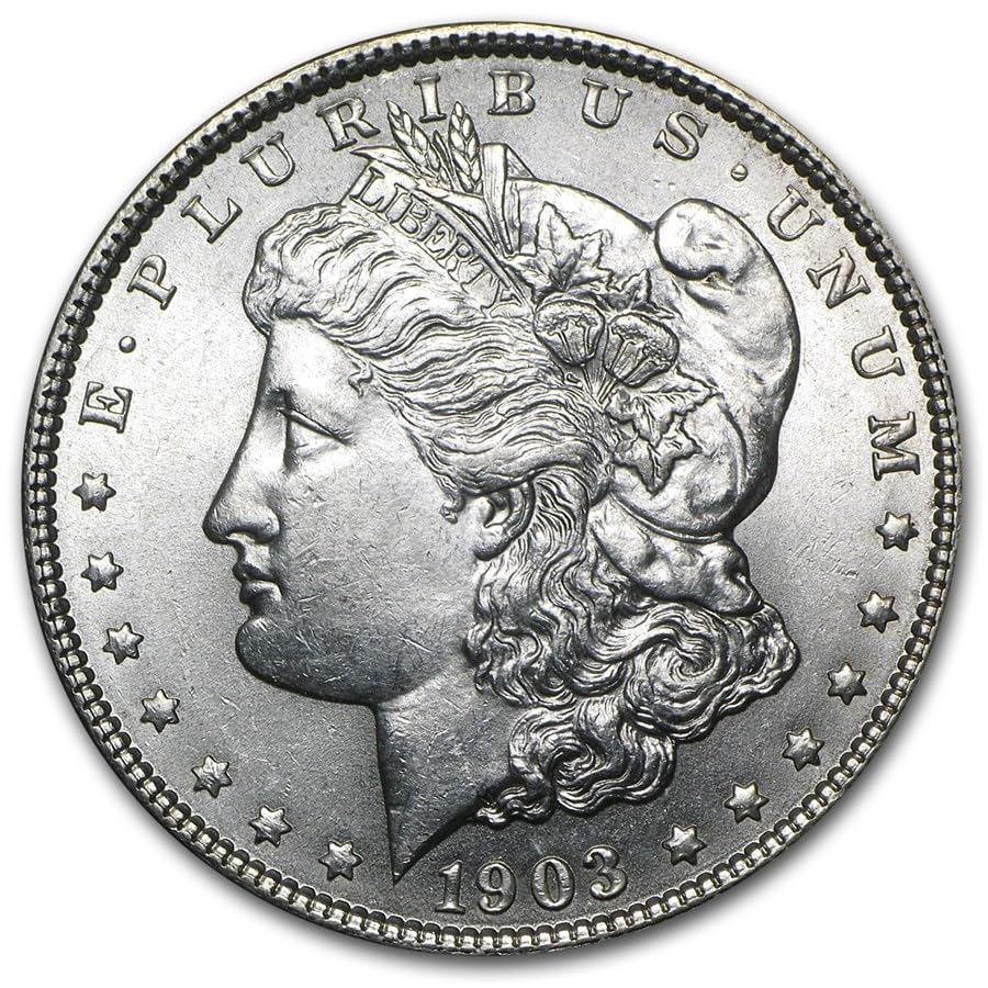 1903 Morgan Silver Dollar Brilliant Uncirculated Y8772