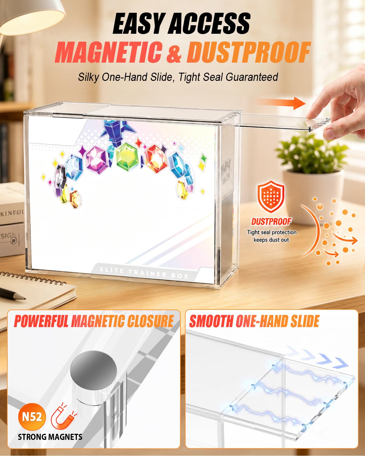Acrylic ETB Protector Case 3 Pack T422