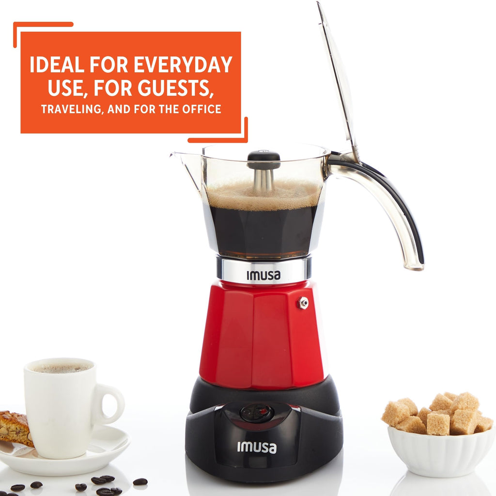 Red Electric Espresso Coffee Maker N50192
