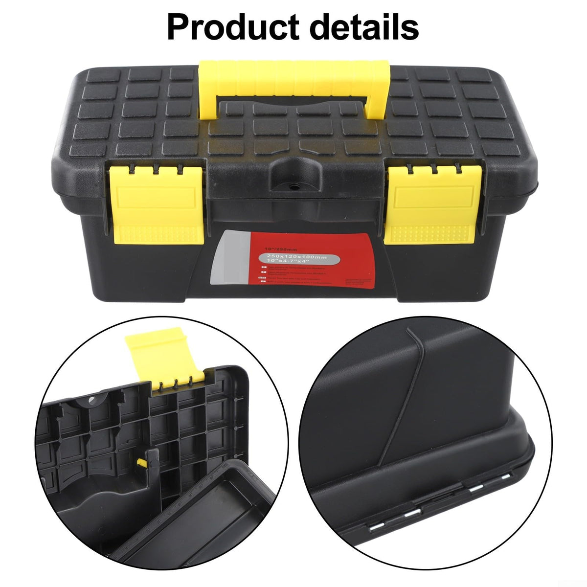 10 Inch 2-Layer Plastic Toolbox U475