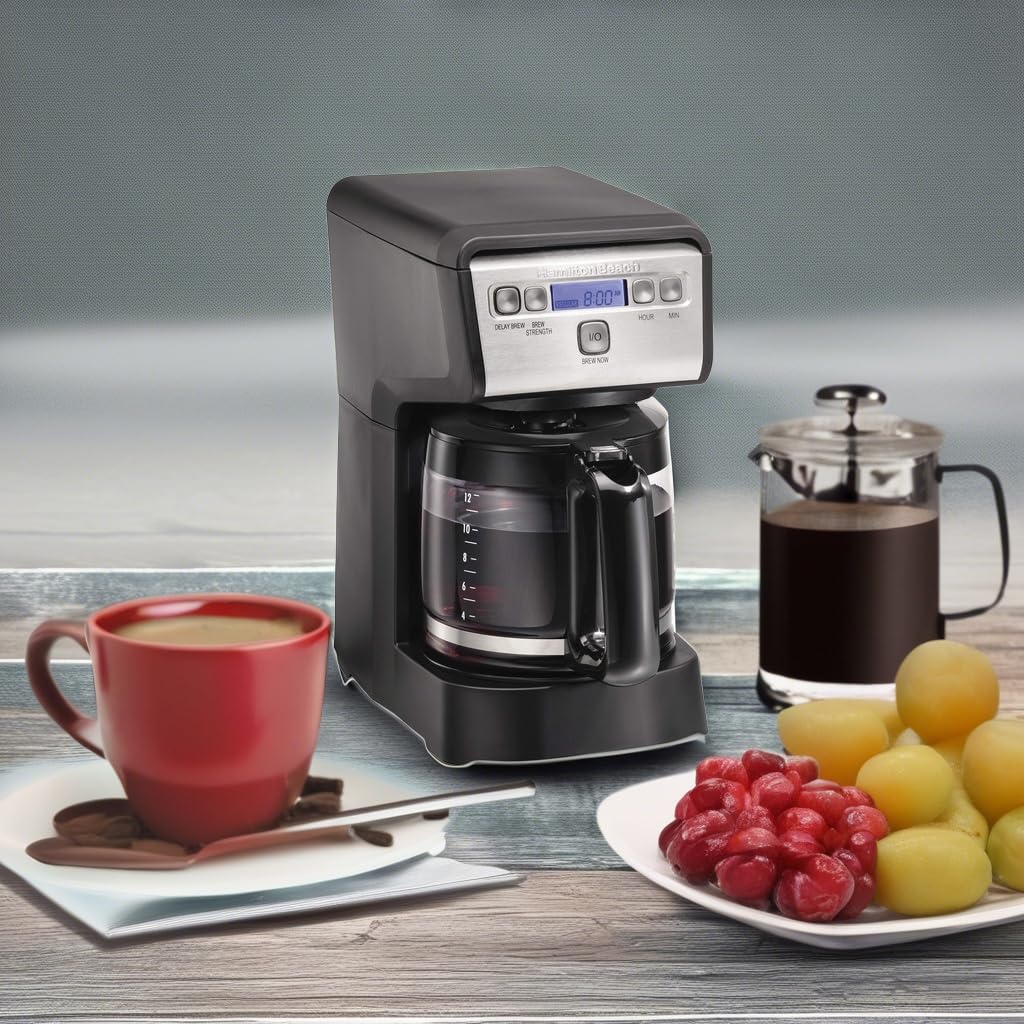 12 Cup Compact Programmable Drip Coffee Maker Z67306