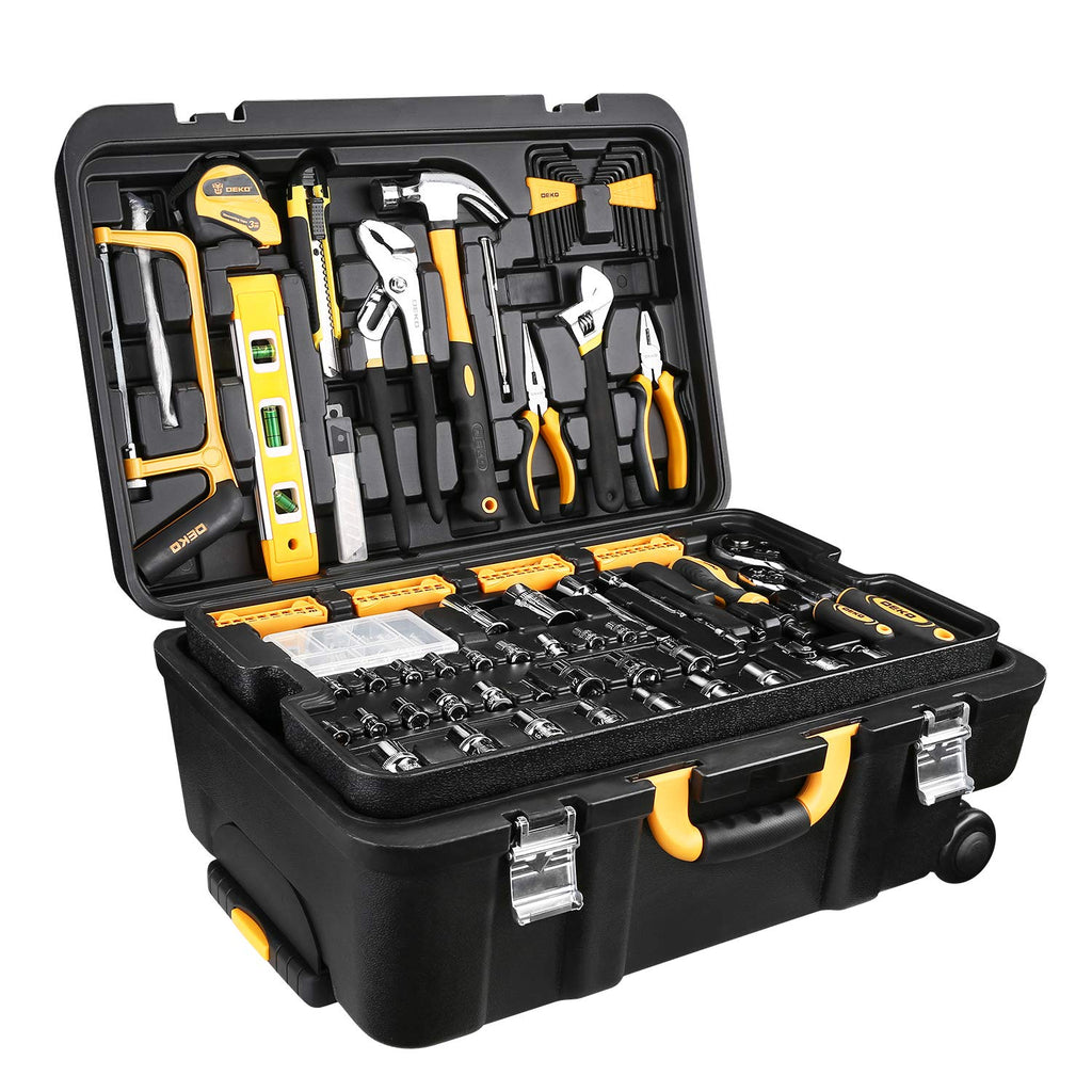 258 Piece Rolling Tool Box Socket Wrench Hand Tool Set H91924