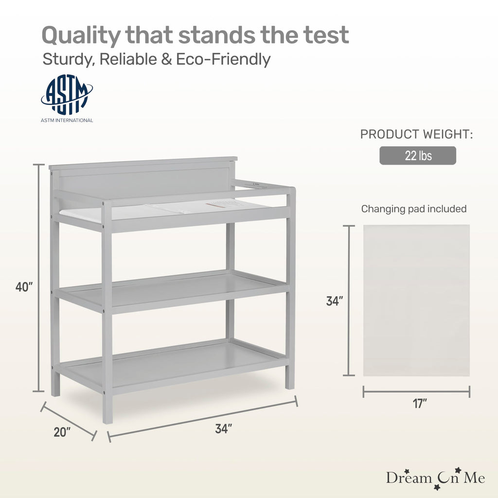 Universal Changing Table 34x20x40 Inch M70052