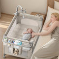 Baby Bassinet, Pack and Play, Bedside Crib Sleeper, Diaper Changer N6574