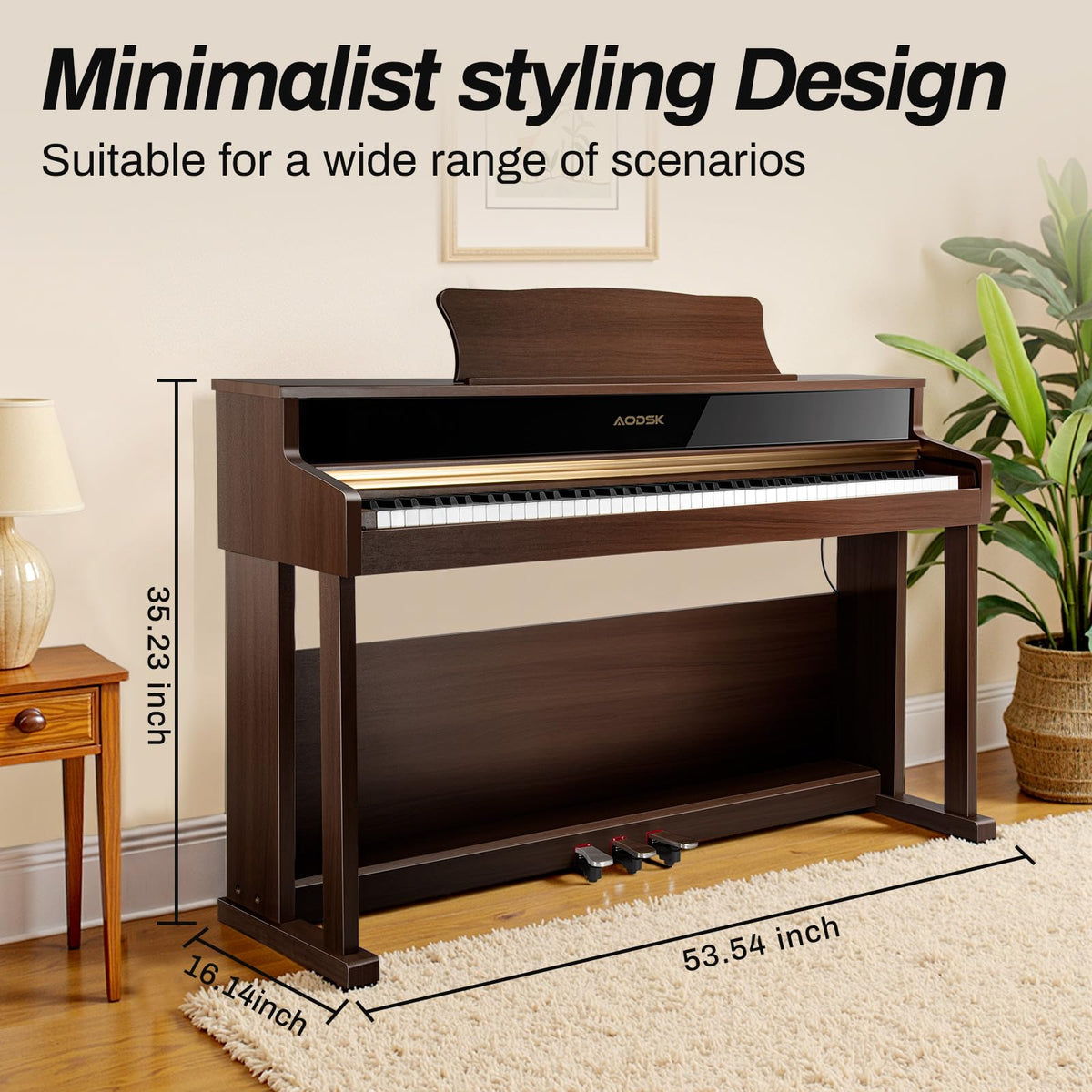 88-Key Weighted Digital Piano O4425